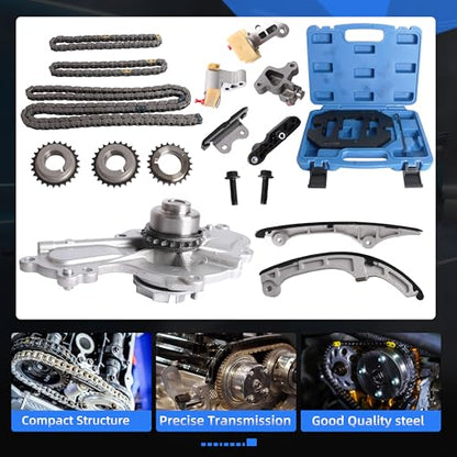 Timing Chain Water Pump Kit with 303-1248 Camshaft Holding Tool