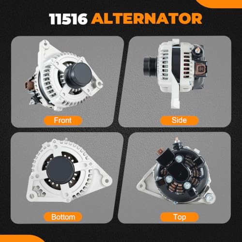 11516N Alternator for Toyota Camry L4 2.5L 2010–2011 - size: 11516