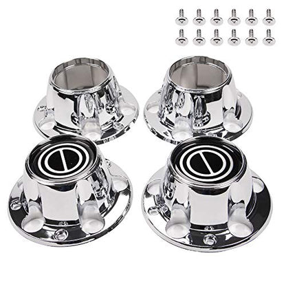 GRAND ORANGE 4PCS Center Caps Hubs Set ABS Plastic Wheel - color: Fit 1980-1996 F150 (4 PCS)