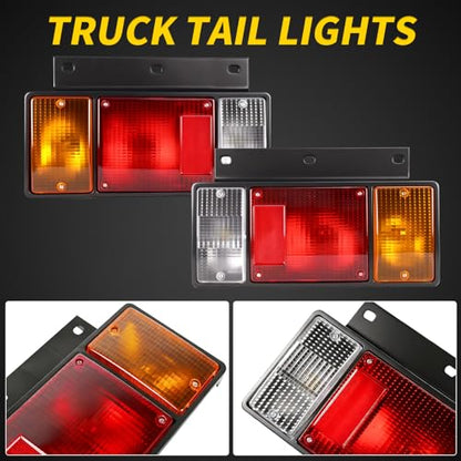 Truck Tail Light Bar Kit Replace for Isuzu Halogen With Bulbs - color: Tail Lights-H