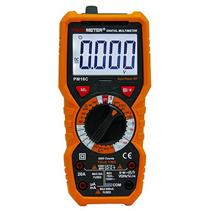 PM18C 6000 Counts True RMS Digital Multimeter