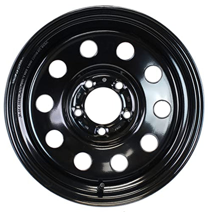 eCustomrim 2-Pack Trailer Wheel 15X5 15 Inch 5 Lug On 4.5 Black Modular Rim