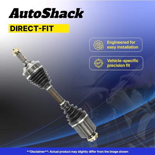 AutoShack 2 Rear ATV CV Axle Shaft Assembly
