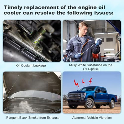 4694338AD Engine Oil Cooler Fit for 2001-2007 Caravan Chrysler - color: 4694338AD