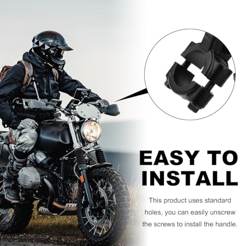 KVAEY Motorcycle Clutch Lever, 7/8" 22mm Left Handlebar Folding Brake Lever Perch, Clutch Handle Lever Replacement (Black+Wrench) - color: Black+Wrench