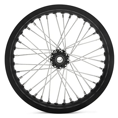 TOFR 14"x2.15" CNC Front Wheel Rim Hub for Surron Sur-Ron Light Bee X LBX - color: Black, size: 14" Front