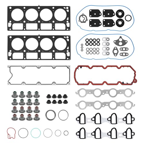 WANGSHENG NON AFM DOD Kit w/Camshaft, Lifters, Timing Chain, Head Gasket Set, Fit for 2007-2013 Chevy Silverado 1500/Tahoe/Suburban, GMC Sierra/Yukon 5.3L V8 Engine, NON-VVT - color: NON AFM Kit w/Oil Pump+Valley Cover+Timing Chain