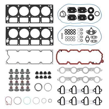 WANGSHENG NON AFM DOD Kit w/Camshaft, Lifters, Timing Chain, Head Gasket Set, Fit for 2007-2013 Chevy Silverado 1500/Tahoe/Suburban, GMC Sierra/Yukon 5.3L V8 Engine, NON-VVT - color: NON AFM Kit w/Oil Pump+Valley Cover+Timing Chain