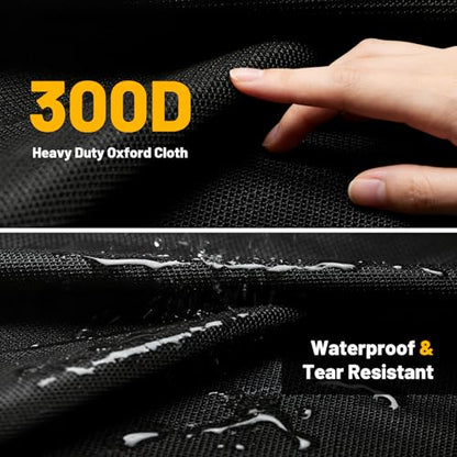 XYZCTEM Motorcycle Cover Heavy Duty Waterproof with Side & Top Box