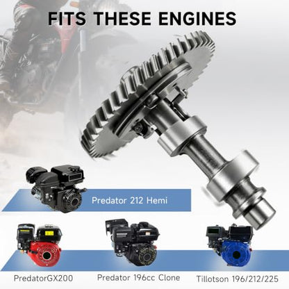 212 .265 Hemi Hot Cam Camshaft for predator 212cc Engine