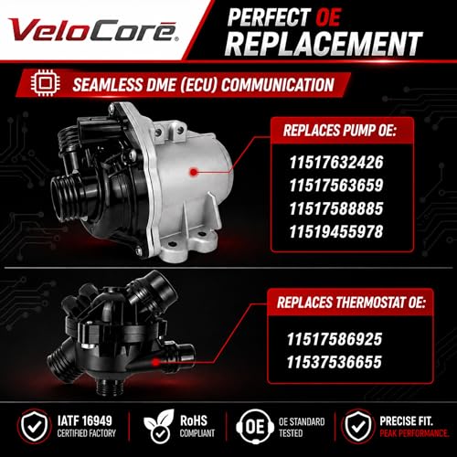 Electric Engine Water Pump Thermostat Kit 11517632426