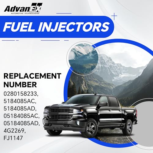 0280158233 Fuel Injector Compatible with Ram 1500 Grand Caravan