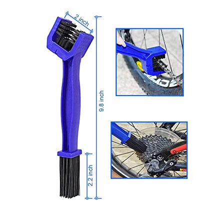 MMOBIEL Motorcycle Chain Cleaning Brush Kit Cleaner for Motorcycle, Bicycle and Mountain Bike – 4 Pcs Cleaning Brush Tool - Bike Cleaning Tool – Bicycle Chain Cleaner