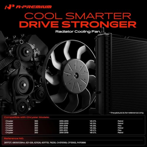 A-Premium Engine Radiator Cooling Fan Assembly