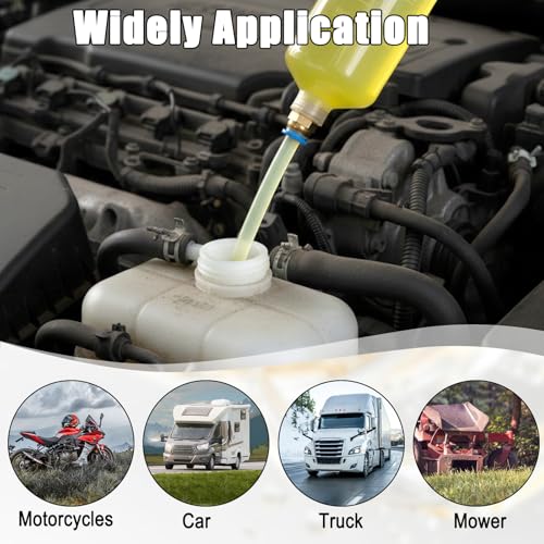 2pcs 500cc Oil Extractor Pump Automotive Fluid Extractor Pump Vacuum Pumps Oil Fluid extractors Pumps Brake Fuid Extractors and Oill Syringe Manual Suction Vacuum Fuel Car Transfer