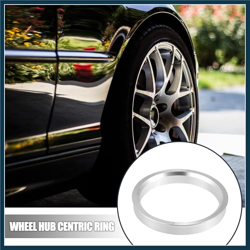 2pcs OD 70.6mm to ID 60.1mm Aluminium Alloy Car Hub Centric Rings Wheel Bore Center Spacer Automotive Parts