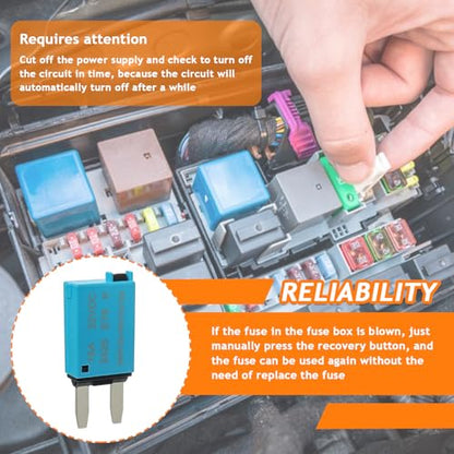 Manual Reset Fuse E73 E79 car ATM Low Profile Mini Blade Style - style: E79 (5A,6A,7.5A,10A,15A,20A,25A,30A) Mixed