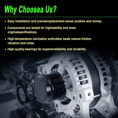 Alternator Compatible with 2011-2013 Corolla 2011-2014 Matrix 1.8L - size: 2011-2013 Corolla