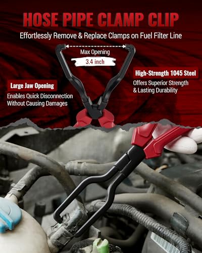 Reywoo Fuel Line Pliers Set, 7 pc Disconnect Set