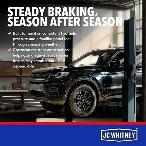 JC Whitney Rear Left Brake Caliper Assembly with Bracket