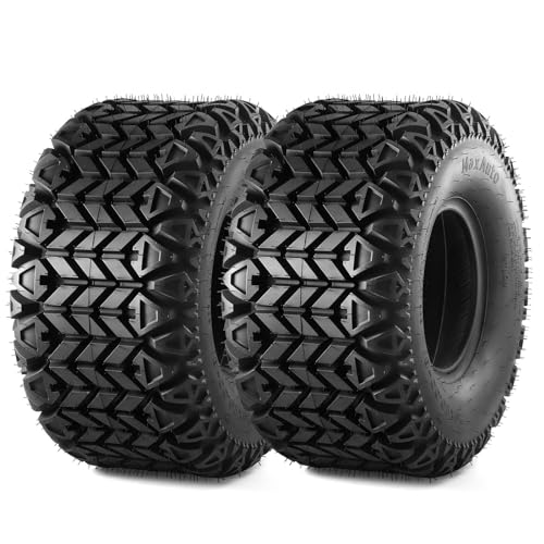 MaxAuto AT20X10-8 Hilly Lawn ATV Tire,20x10x8 Replacement for All Trail Rear Tires,Lawn Mower Tractor Tire,Golf Cart Turf Tires,4-Ply Tubeless,2 Pack - size: 20X10-8