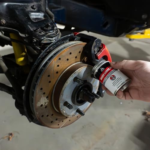 AGS Automotive Solutions 4oz Brush Top SIL-Glyde Silicone Brake Grease - Premium Brake Caliper Grease and Brake Lubricant for Optimal Performance and Longevity - size: 4oz