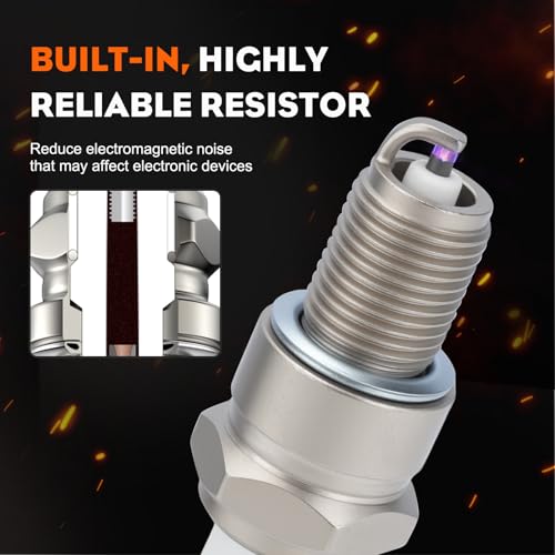 BPR5ES Spark Plug for NGK 7734 Honda 98079-55846 Torch F5RTC 2 Pack - size: BPR5ES 2pack