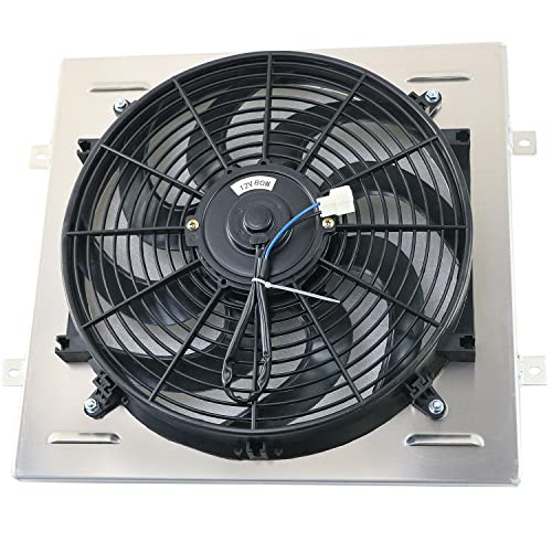 Aluminum Radiator Shroud 14" Fan for 1964 1965 1966 64 65 66 Ford Mustang Falcon Comet V8