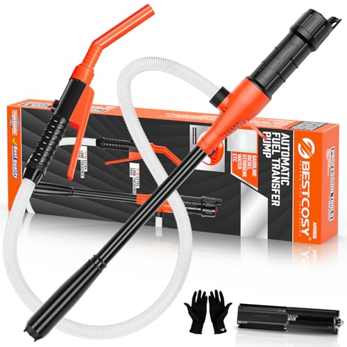 Portable Cordless Fuel Transfer Pump Battery Powered - color: 1 Pack of Medium orange