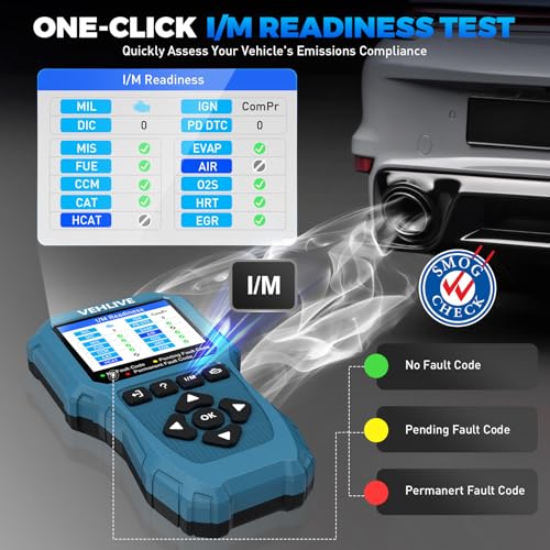 V880 OBD2 Scanner Diagnostic Tool for Car Code Reader/Reset Emissions Test - color: blue
