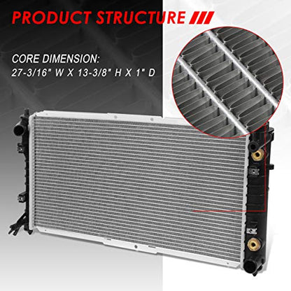 Auto Dynasty 1323 Radiator for 1992-1997 Mazda MX6 626 2.0L 2.2L AT MT - color: 92-97 Mazda MX6/626 2.0L 2.2L AT MT