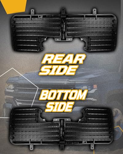 Radiator Shutter Assembly Compatible with Chevrolet Silverado GMC Sierra
