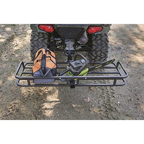 Guide Gear ATV Hitch Cargo Carrier Rack Mount, 300 lb Capacity, Heavy-Duty Steel, 48" l. x 19.25" w. x 4.75" h