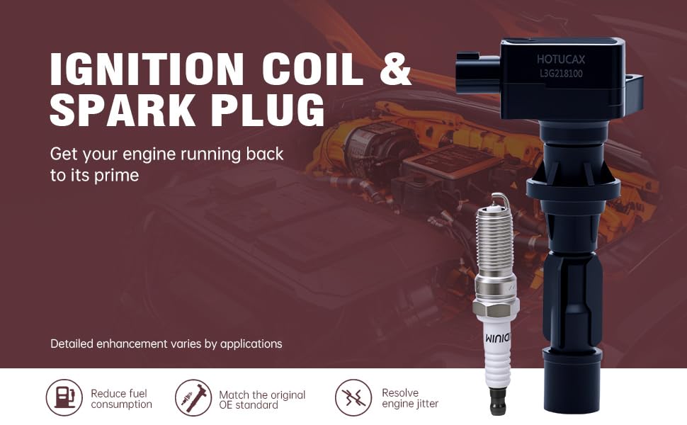 UF540 Ignition Coils & Spark Plugs Tune Up Kit, 4 Pack - size: UF540 & Spark Plugs