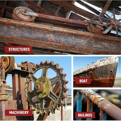 YOA Metal Paint, Water-Based Rust-Proof Paint, 16 fl oz, Metal Primer and Protective Coating, Rust-Proof Coating, Permanently Prevents Rusts (Matte Red) - color: Red, size: 16 Fl Oz (Pack of 1)