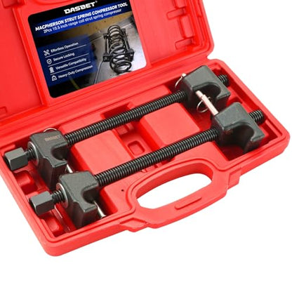 DASBET Macpherson Strut Spring Compressor Tool Kit 2PCS - color: Red