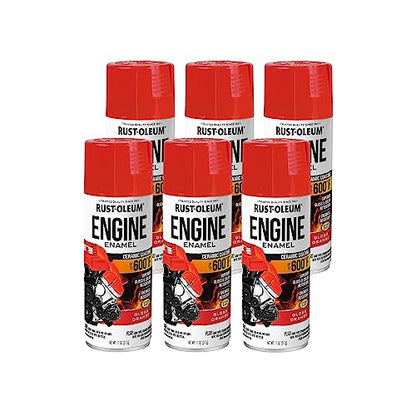Rust-Oleum Automotive Engine Enamel Spray Paint, Gloss Orange
