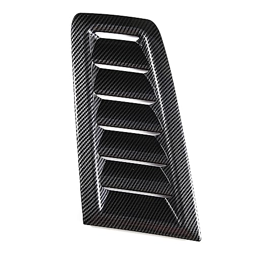 Universal Car Hood Vent Scoop Kit, Cold Air Intake Louvers for Auto Cooling, Fit for RS MK2 Bonnet Cover (Hydrographics Transfer Printing) - color: Hydrographics Transfer Printing