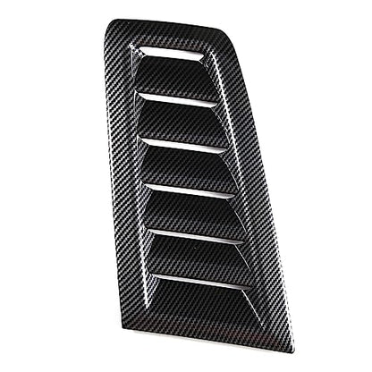 Universal Car Hood Vent Scoop Kit, Cold Air Intake Louvers for Auto Cooling, Fit for RS MK2 Bonnet Cover (Hydrographics Transfer Printing) - color: Hydrographics Transfer Printing