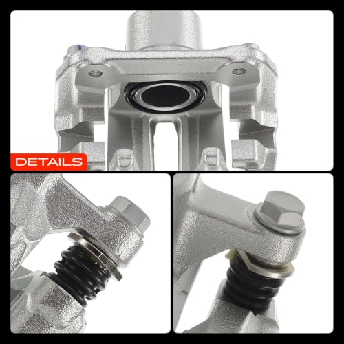 A-Premium Rear Left and Right Side Disc Brake Caliper with Bracket - style: Rear Passenger and Driver