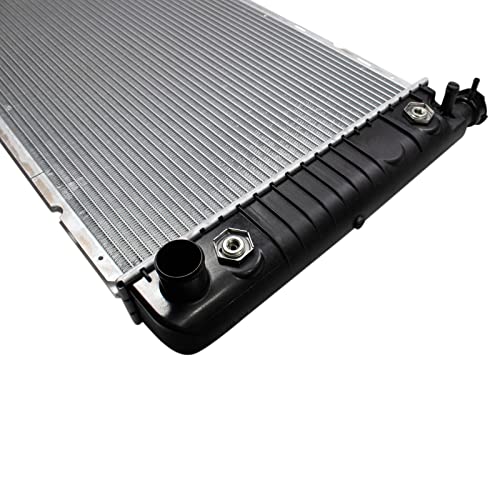 TRQ Radiator 34 Inch Core with Engine Oil Cooler - style: RDA82611