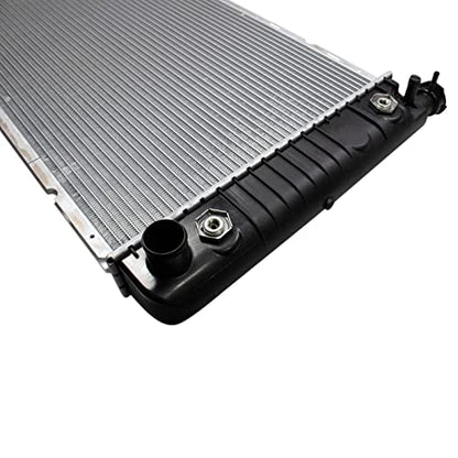 TRQ Radiator 34 Inch Core with Engine Oil Cooler - style: RDA82611