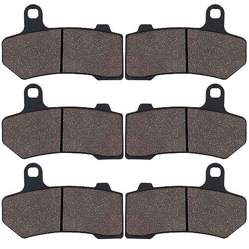 Front and Rear Brake Pads for Harley Davidson Road Glide 2008-2023 / Road King 2008-2023 / Street Glide 2009-2023 / FLHTCU Ultra Classic Electra Glide 2008-2023