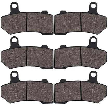 Front and Rear Brake Pads for Harley Davidson Road Glide 2008-2023 / Road King 2008-2023 / Street Glide 2009-2023 / FLHTCU Ultra Classic Electra Glide 2008-2023