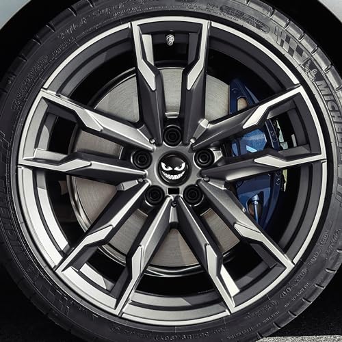 Biomar Labs 4 x 68mm Wheel Centre Alloy Hub Center Caps Compatible with BMW 36136783536 Hubcaps Black Smile CB 65