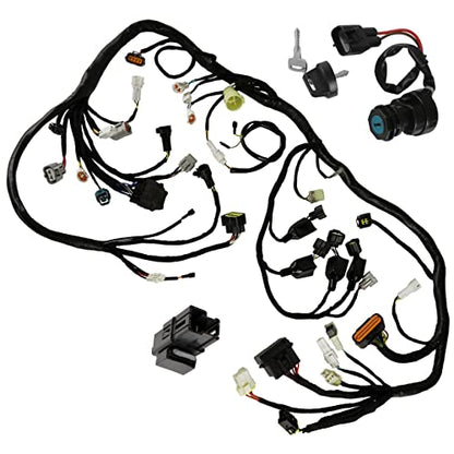 Caltric Wiring Harness Switch Key Relay Compatible with Yamaha Raptor 700 YFM700 2015 2016 2017 2018 2019 2020