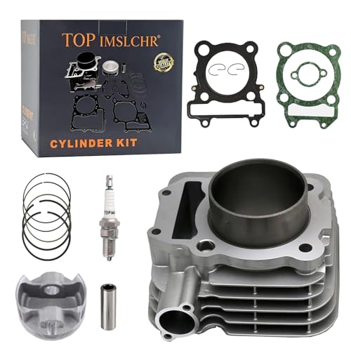 TOP IMSLCHR 74mm Cylinder Piston Gasket Top End Rebuild Kit Compatible with Yamaha Raptor 250 YBR250 XT250 XTZ250 249cc