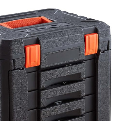 VEVOR Mechanics Tool Set, 256-Piece Mechanic Tool Kit, 1/4 in, 3/8 in, and 1/2 in Drive, SAE and Metric Socket Set, Wrenches, Screwdriver Bits, Accessories, and Storage Case, for Automotive Repair - size: 256-PCS