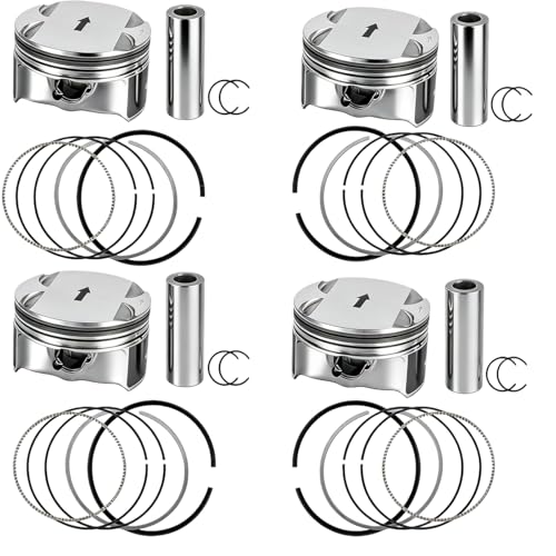 12578324 89018112 Engine Pistons Rings Kit Compatible with 2.4L Buick Chevy Equinox Chevrolet GMC Saturn Replace 12578326, 12593744, 12593745, 12603910, 12608531, 12609858 Piston Rings Set