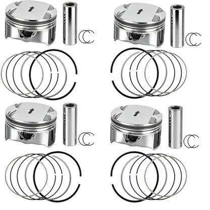 12578324 89018112 Engine Pistons Rings Kit Compatible with 2.4L Buick Chevy Equinox Chevrolet GMC Saturn Replace 12578326, 12593744, 12593745, 12603910, 12608531, 12609858 Piston Rings Set